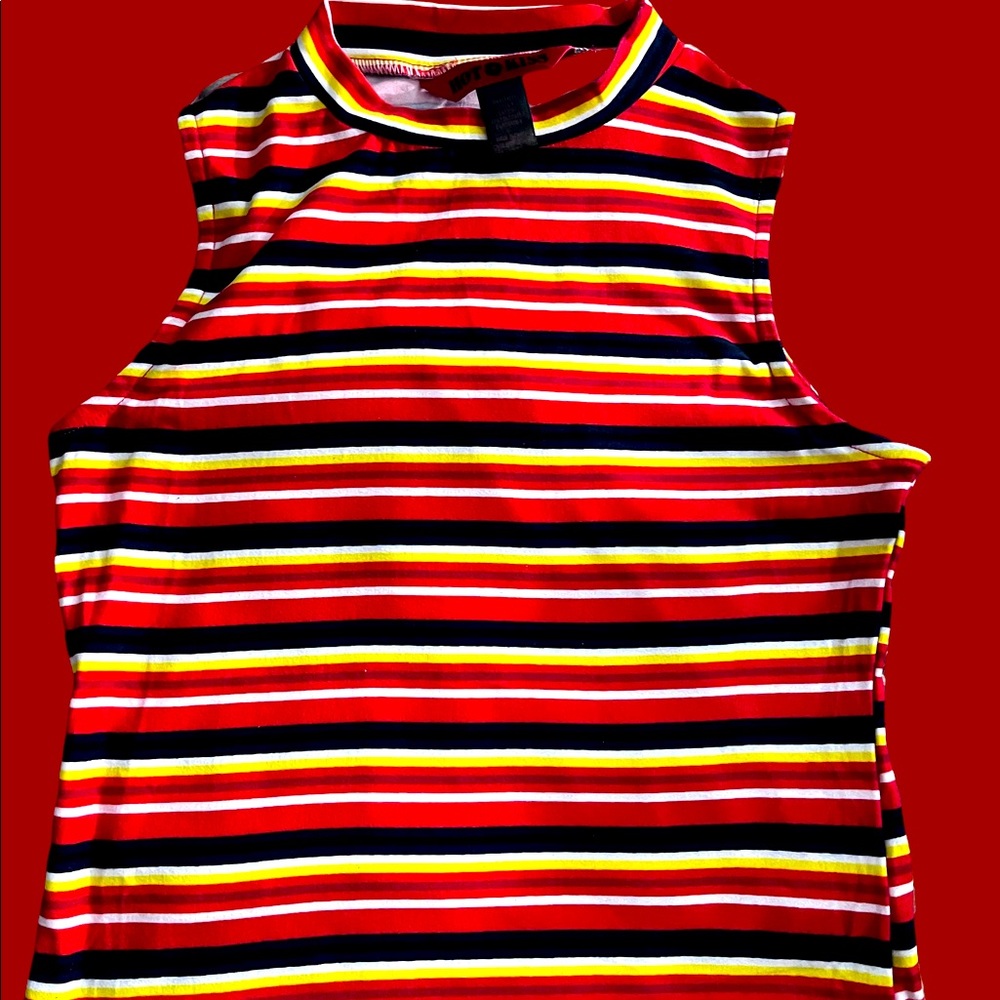 Colorful strip shirt